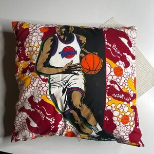 Vintage Space Jam Michael Jordan Tune Squad Throw Pillow 90s Movie Promo‎ 15x15